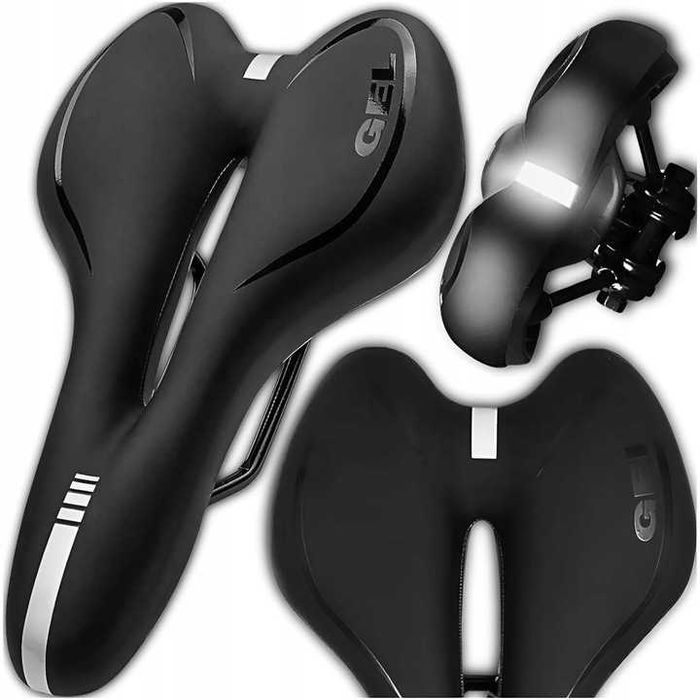 Siodełko ROWEROWE Damskie Męskie ŻELOWE Siedzenie SPORTOWE WYGODNE