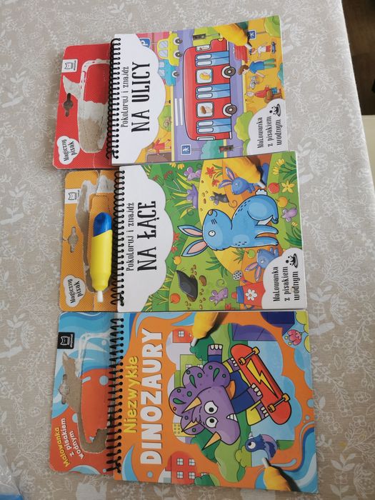 Kolorowanki z mazakiem wodnym