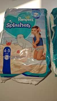 1,5 opakowania Peluchomajtki do wody Pampers 4-5 Splashers