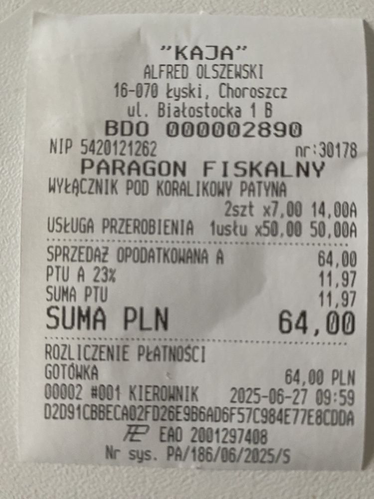 Okazja kinkiety komplet w cenie 1