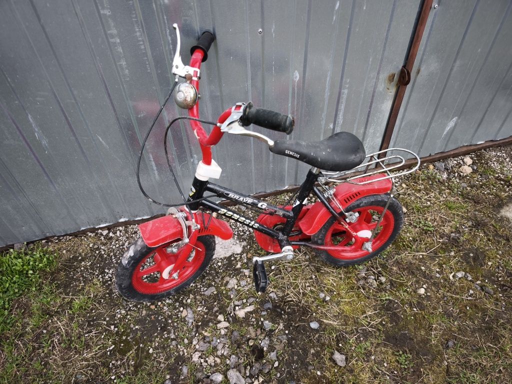 Rower dziecięcy Genesis Brave G120 12 cali dzwonek bagażnik DIY Krk