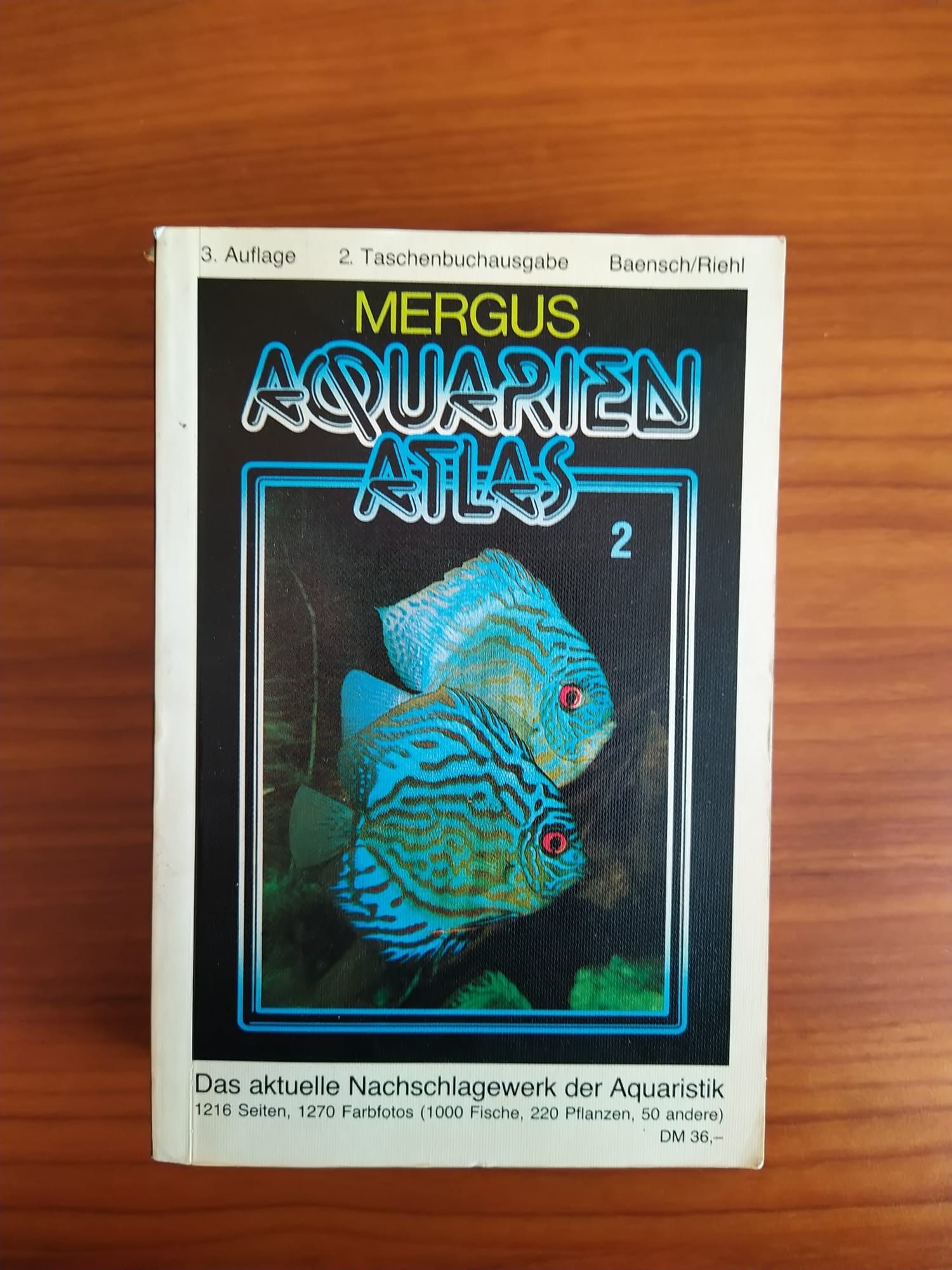 Akwarystyka Mergus Aquarien Atlas 2 1989 hobby antyk