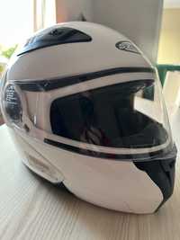 Kask Ozone Flip up wind white rozmiar M