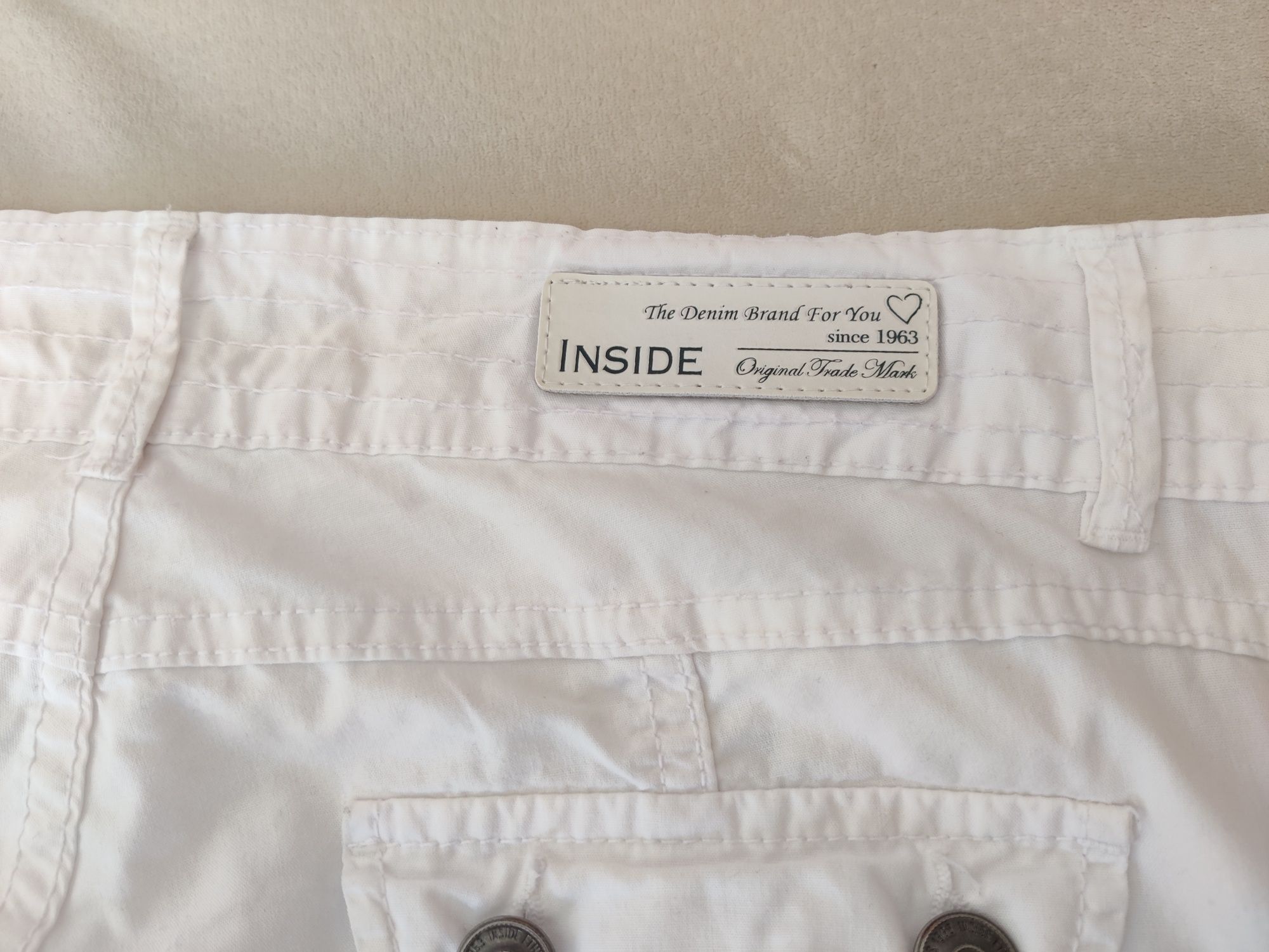 Calções / bermudas, branco, Inside, 40