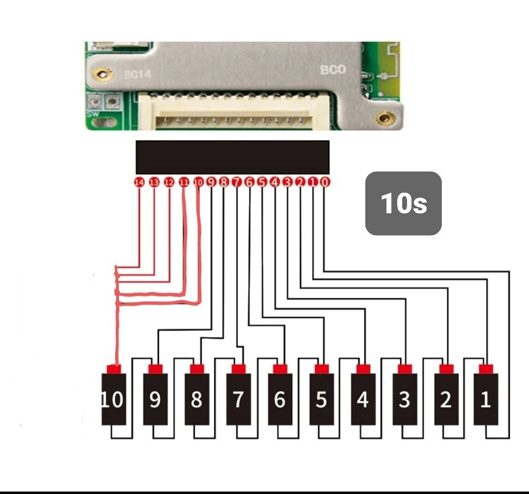 Smart BMS JBD 7S - 14S. Li-ion/LiFePo4 30A Bluetooth