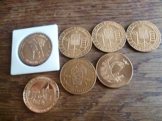 Zestaw monet 10 koron Szwedzkich lokalnych