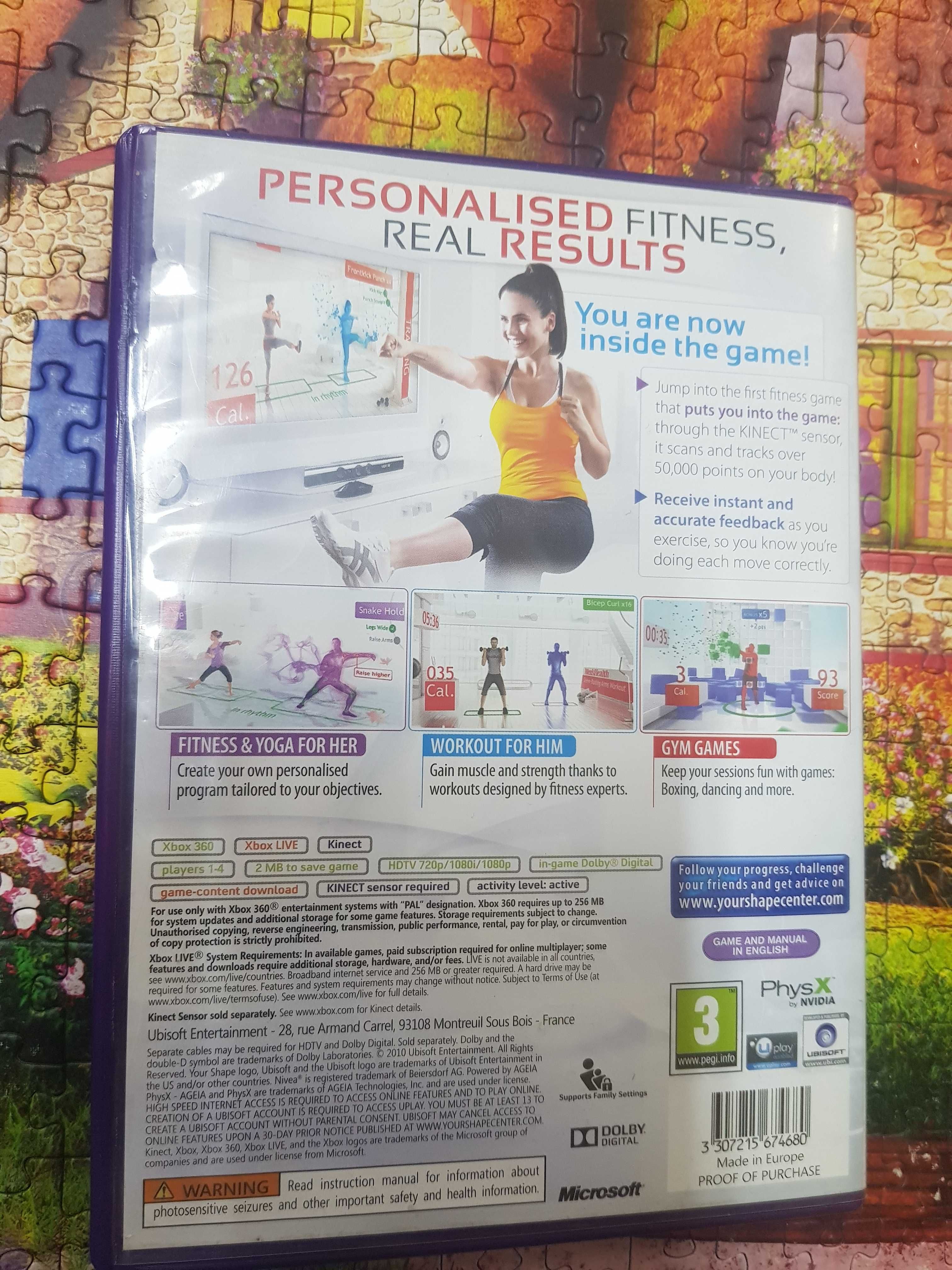 Your Shape Fitness Evolved Xbox 360 Kinect Sklep Iława