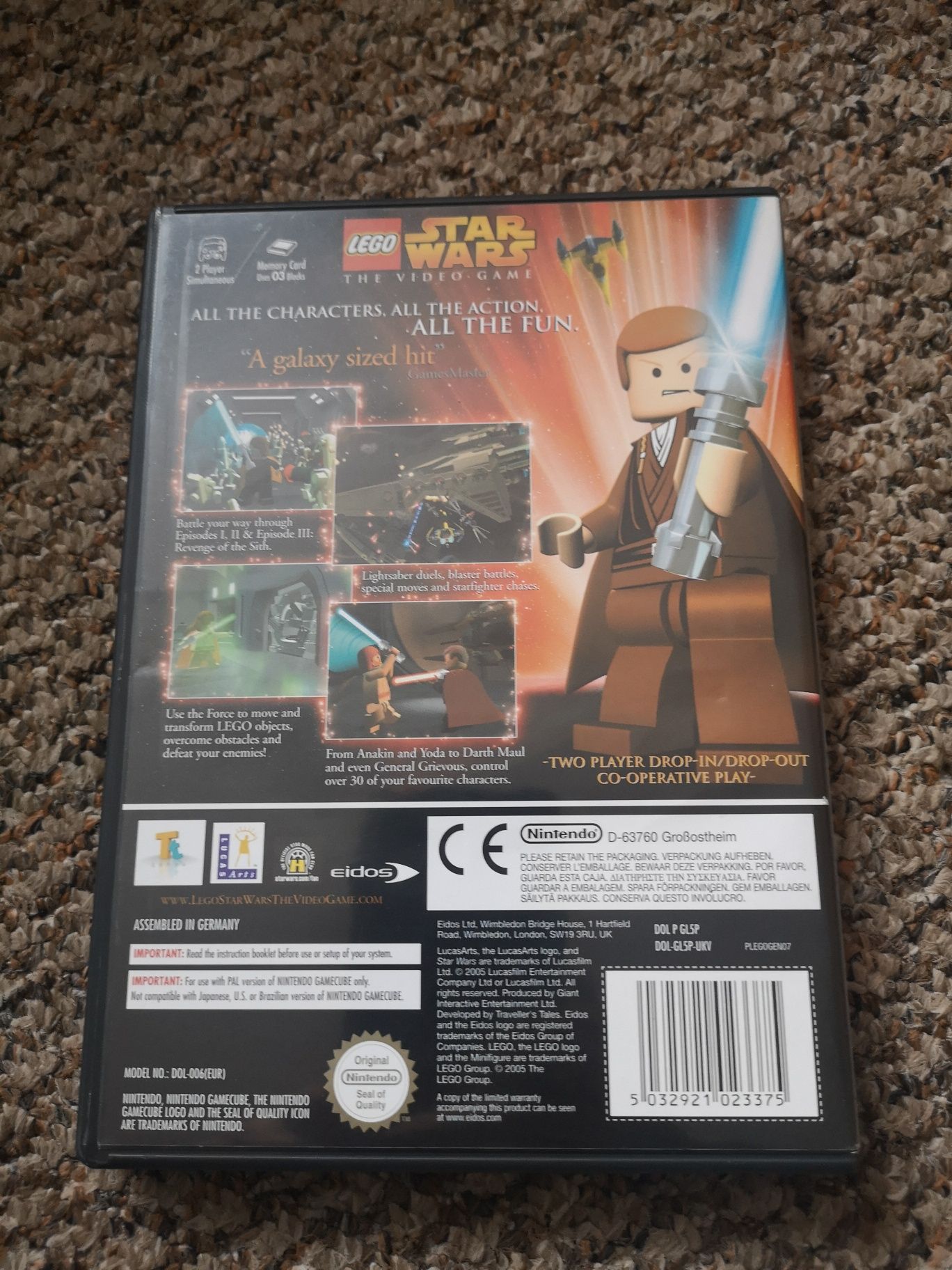 Nintendo Gamecube gra Lego Star Wars stan kolekcjonerski PAL