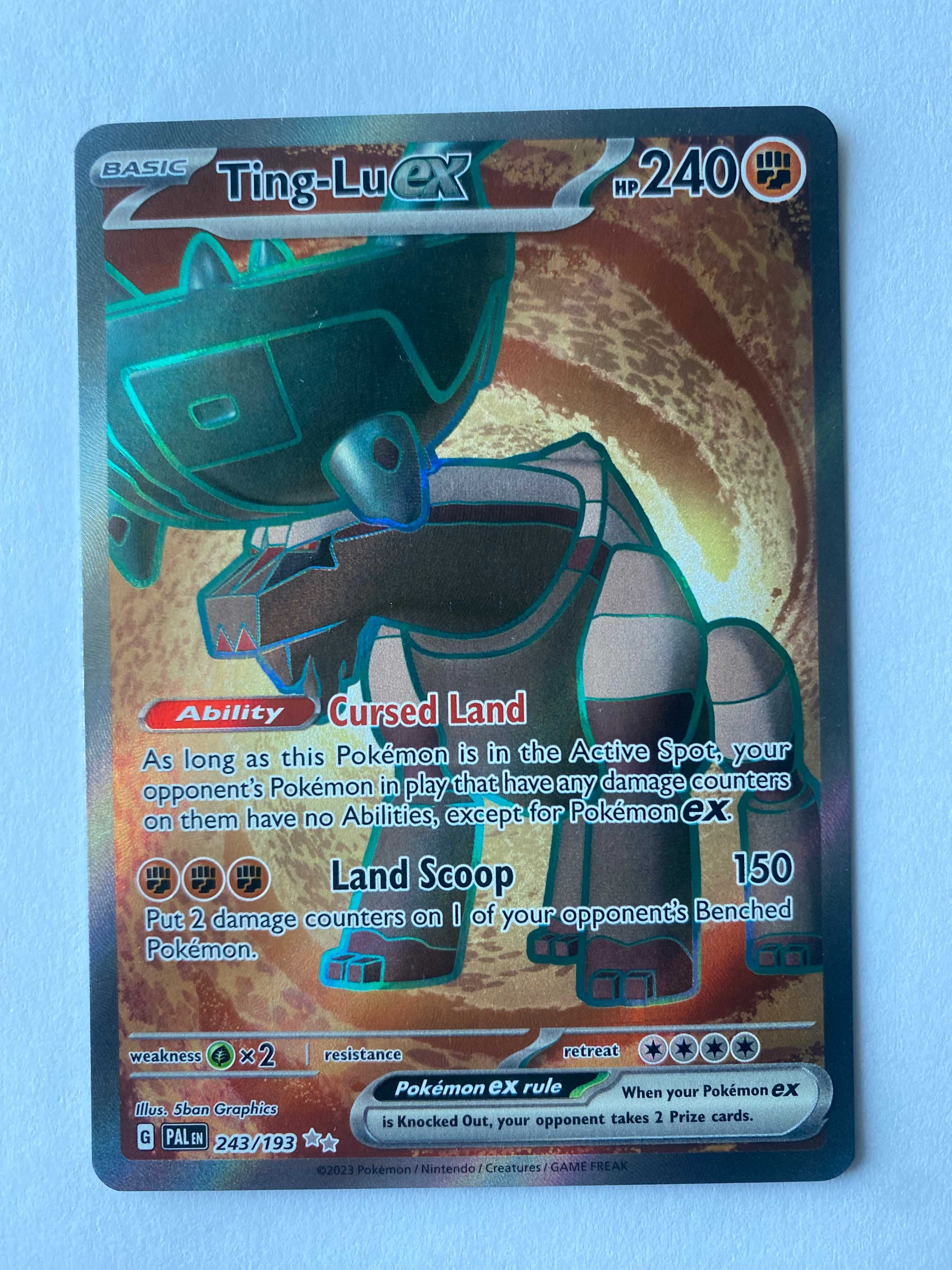 Karta Pokemon: Ting-Lu ex (PAL 243) / Paldea Evolved