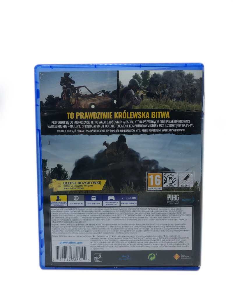 Gra Playerunknown's Battlegrounds na PS4