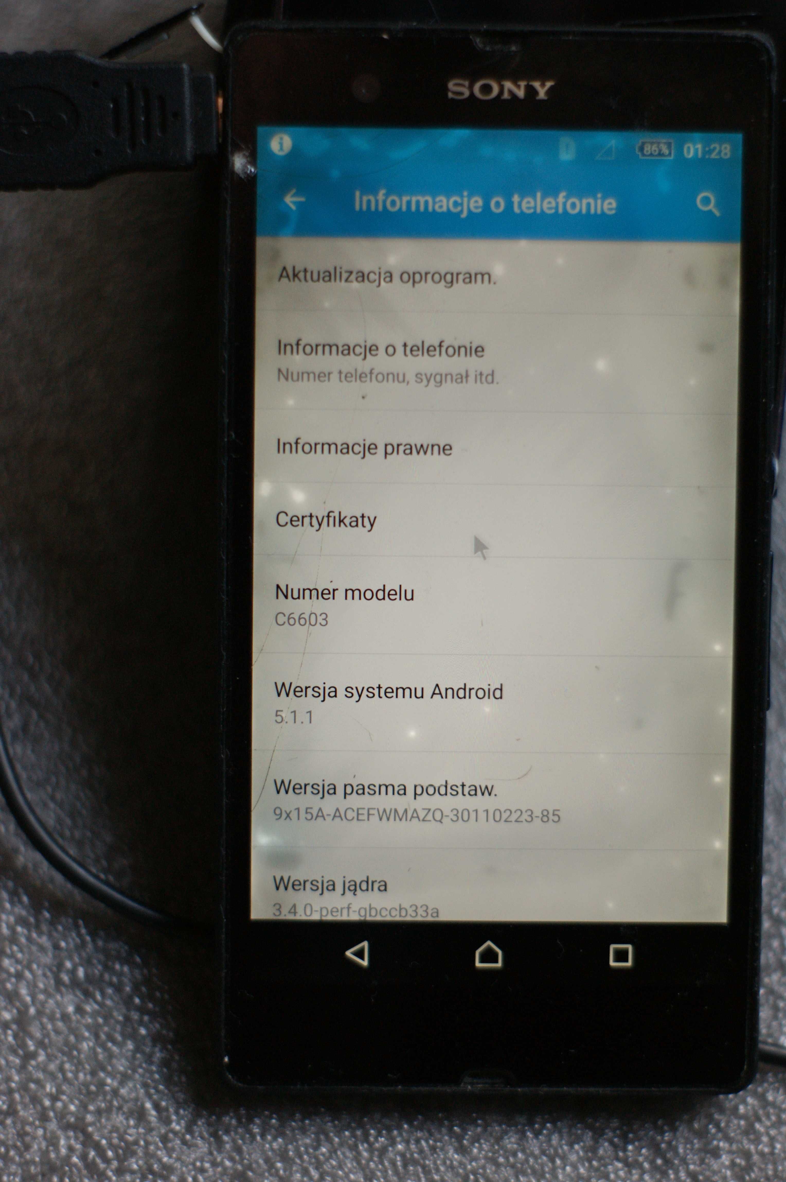 Sony Xperia Z C6603 main płyta główna