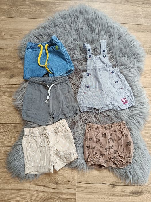 Mix zestaw krótkich spodenek chłopięcych 62 cm