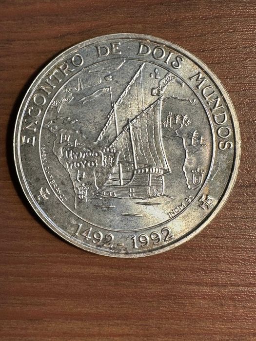 Moeda em Prata de 1.000 escudos "Encontro de Dois Mundos"