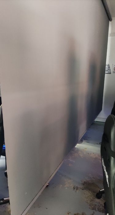 Estore elétrico c/ motor  / tela de 5 metros x 3,5 metros