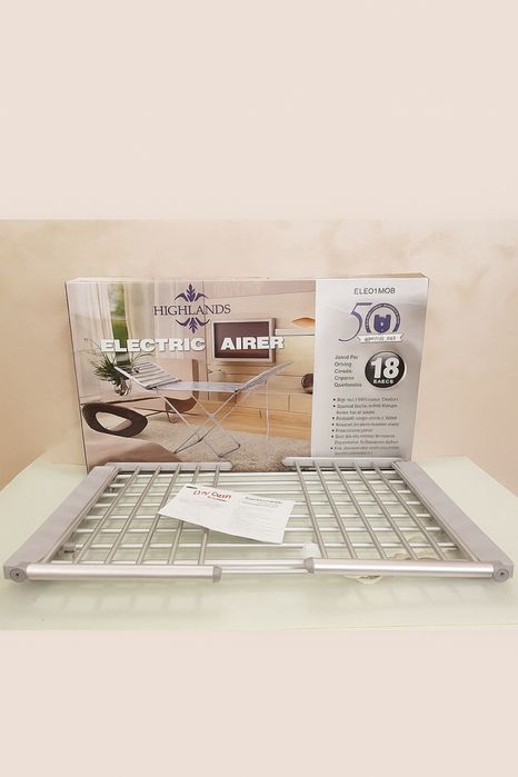 Сушарка для білизни електрична Highlands ELEO1MOB підлогова розкладна