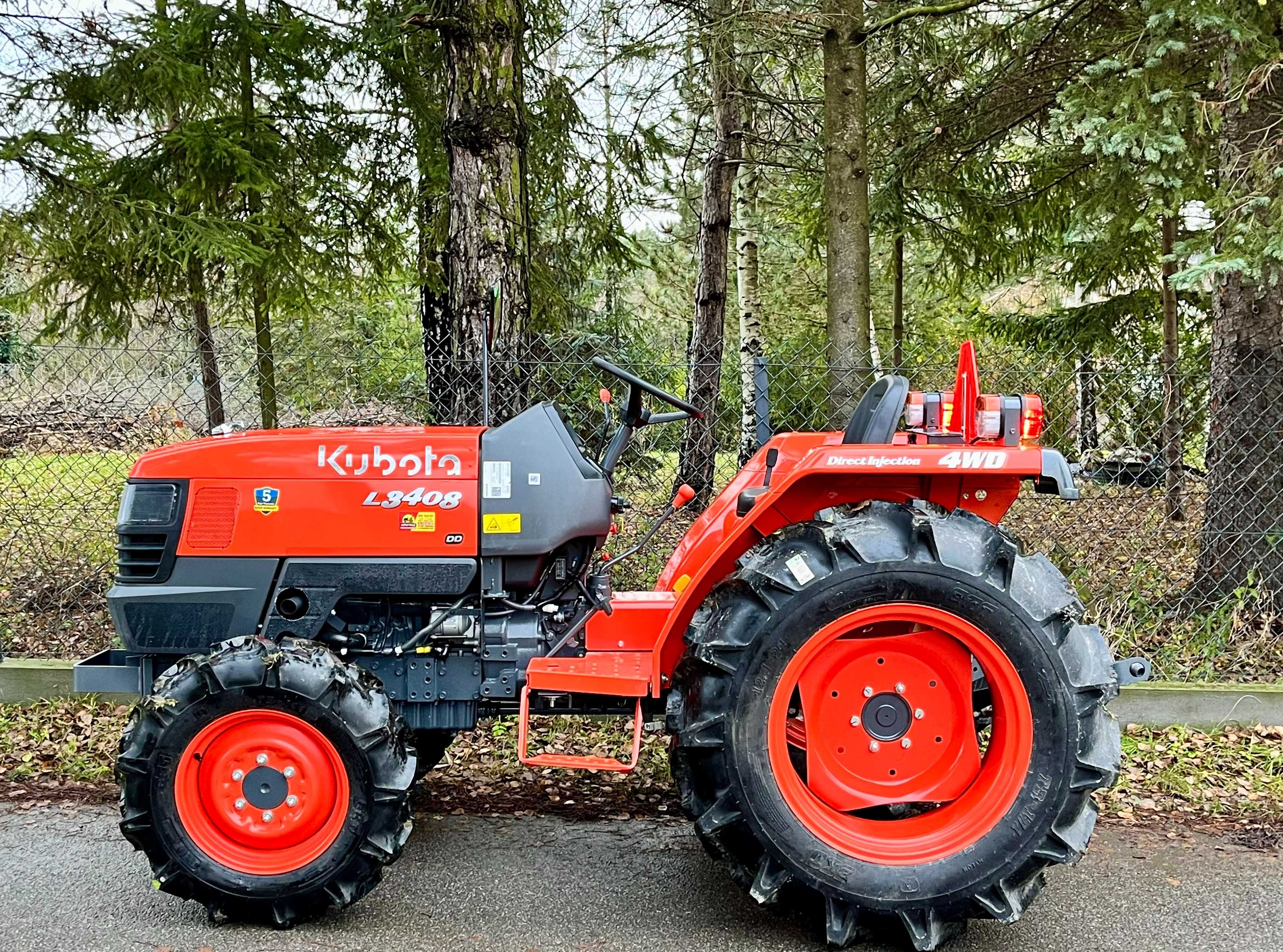 Nowy traktor Kubota L3408,  34KM, 4x4, wspomaganie, Japan Trak