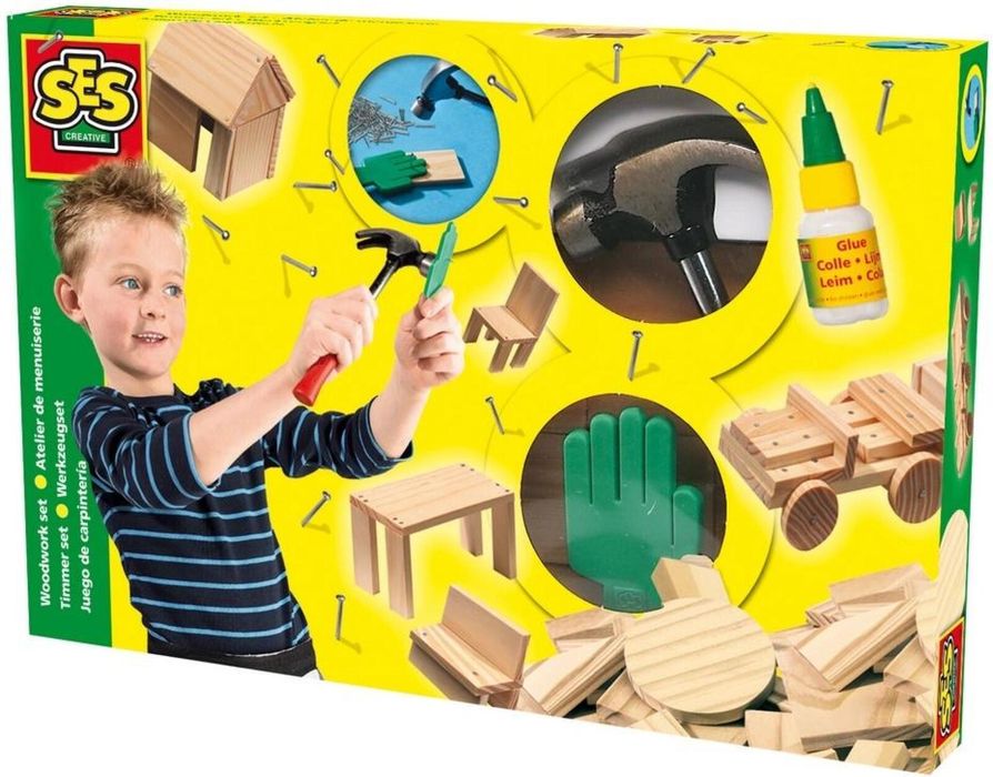 Zestaw małego stolarza pudełko,