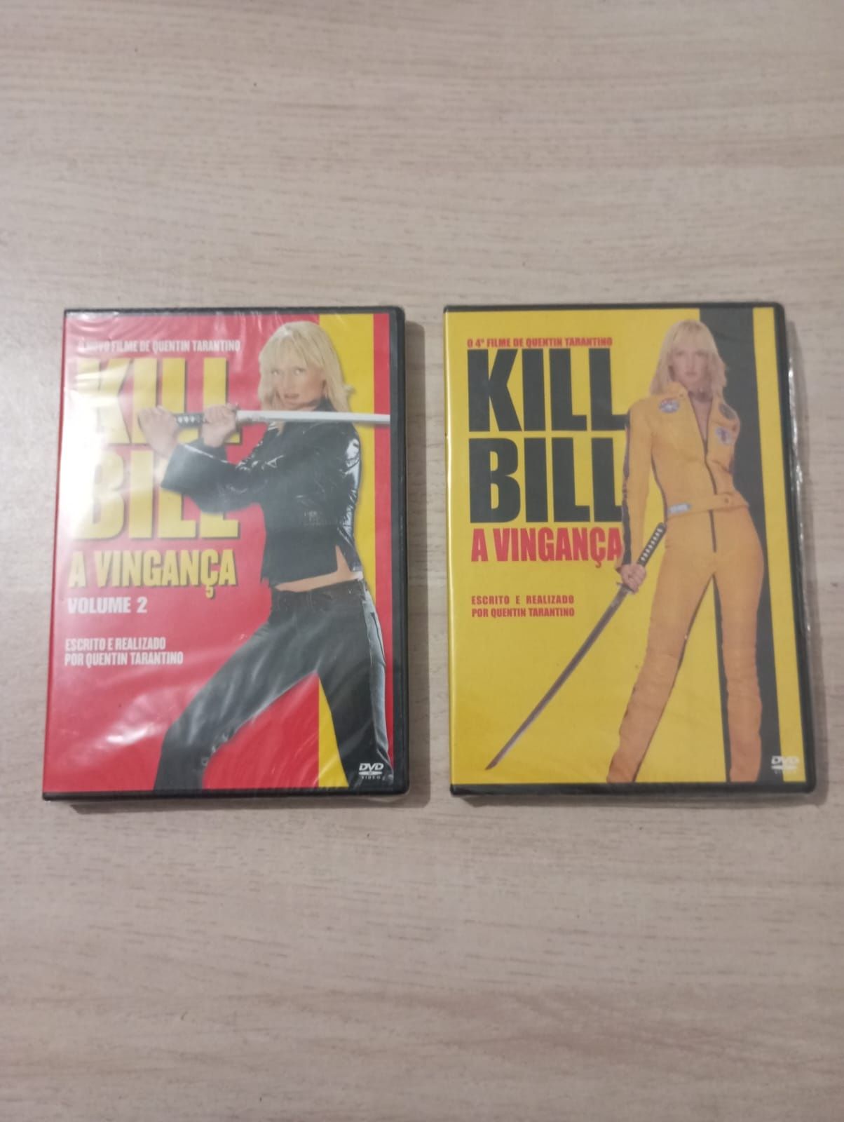 Kill Bill 1 e 2 em DVD