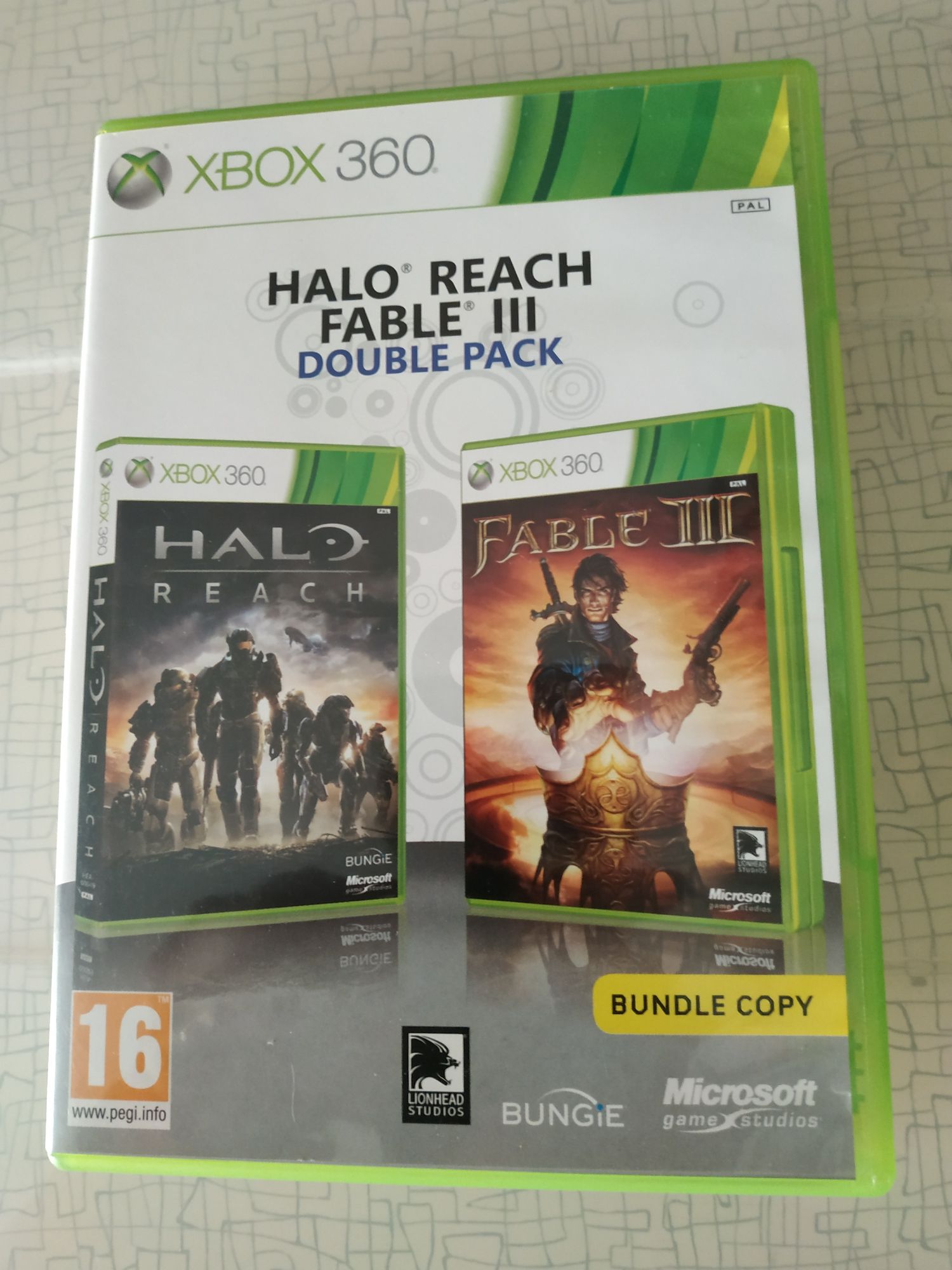 Jogo "Halo Reach + Fable III Double Pack" XBOX 360