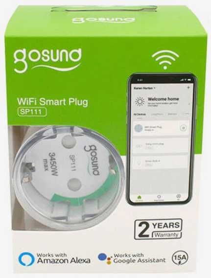 Smart gniazdko GOSUND SP111 Wi-Fi, miernik, monitorowanie energii,nowe