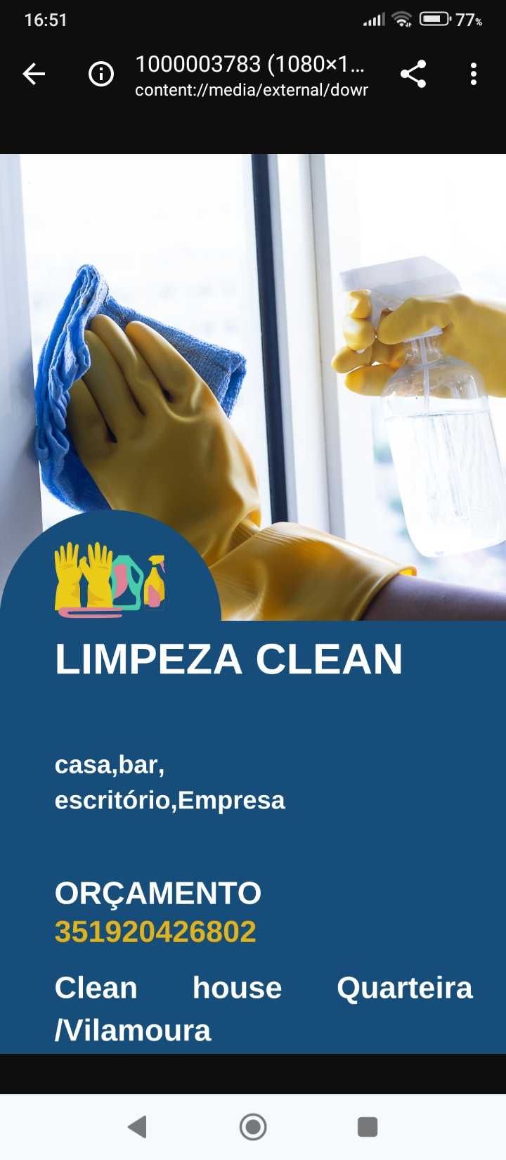 Limpeza Clean house