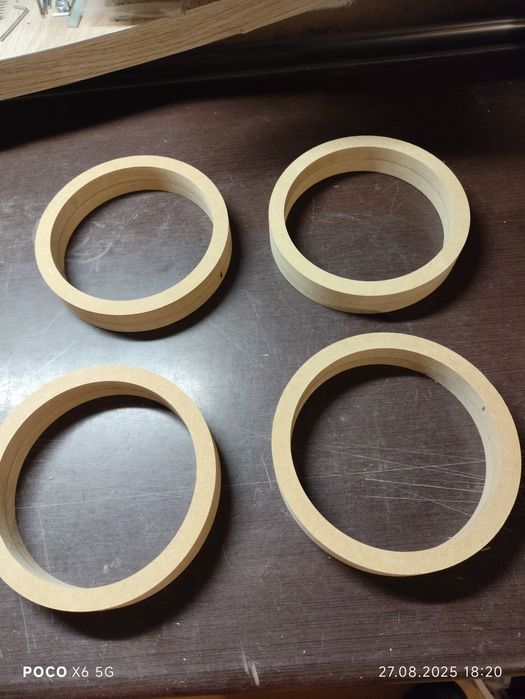 Dystanse pierścienie MDF