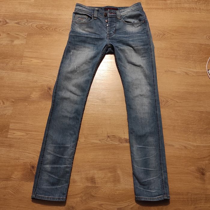 Jeansy 27/32 na guziki