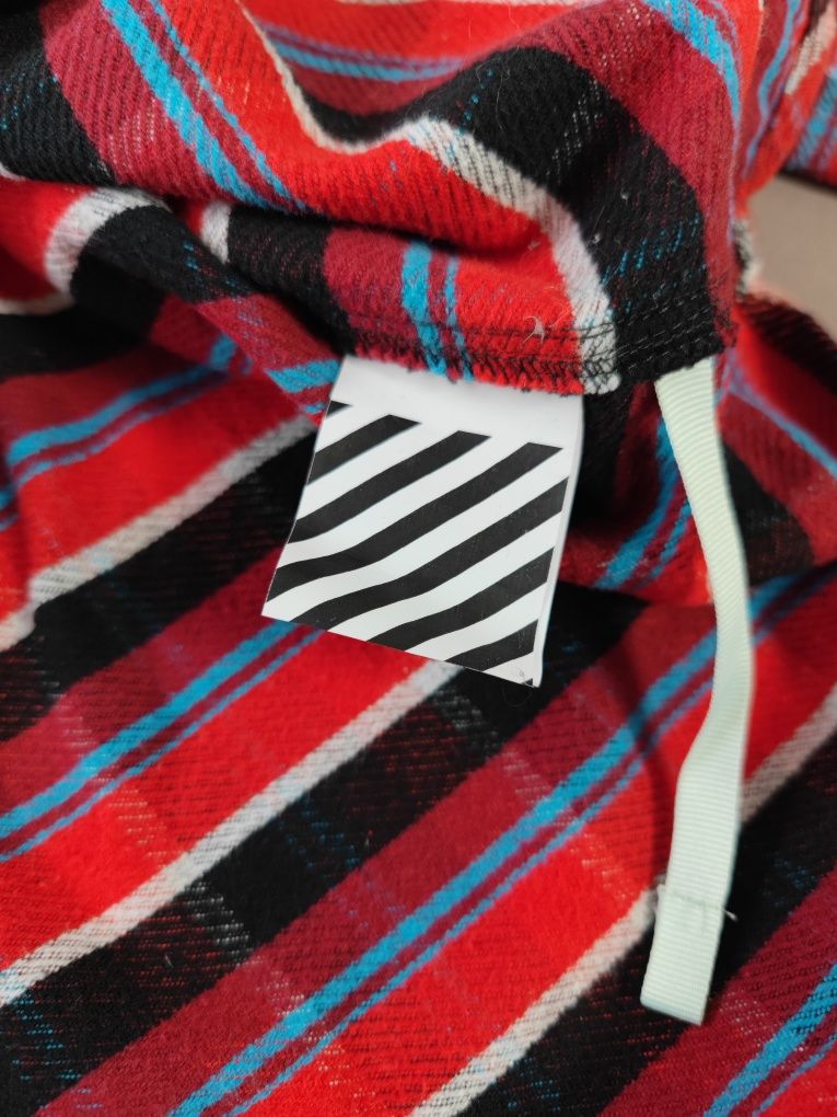 Фланелева сорочка OFF-WHITE QUOTE FLANNEL SHIRT
оригінал