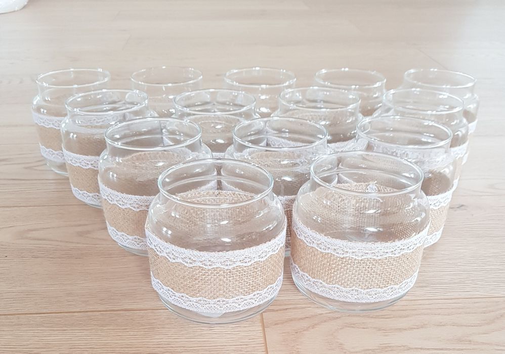 14 wazonow na kwiaty na stoły weselne