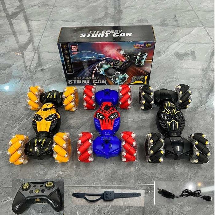 Машина перевертень на радіокеровані пульт,браслет, парогенератор