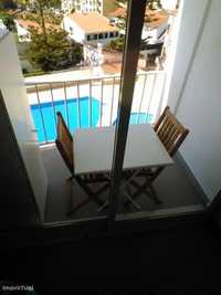 Apartamento T0+1 varanda piscina 5 minutos pé praia São Martinho Porto
