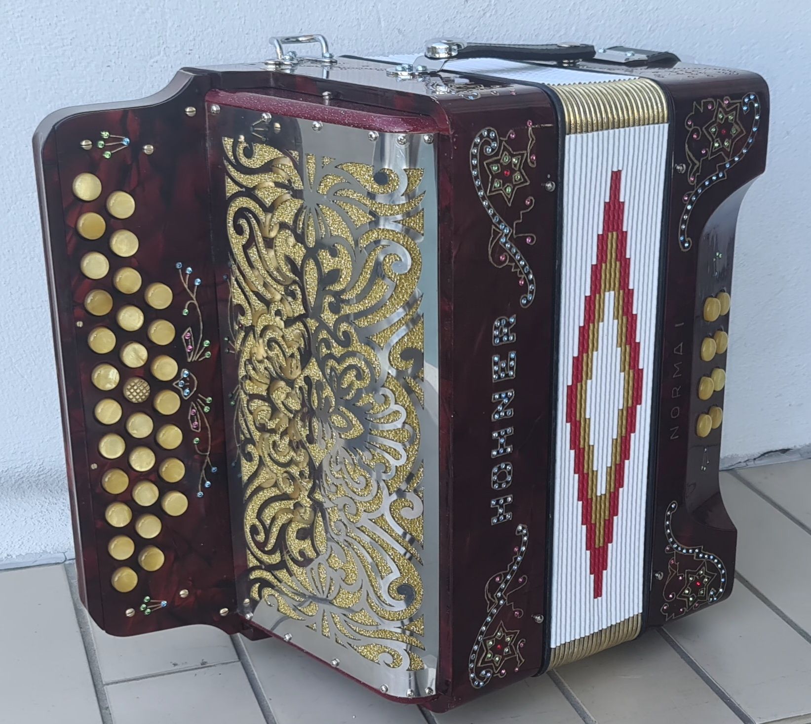 Concertina hohner 3 voz