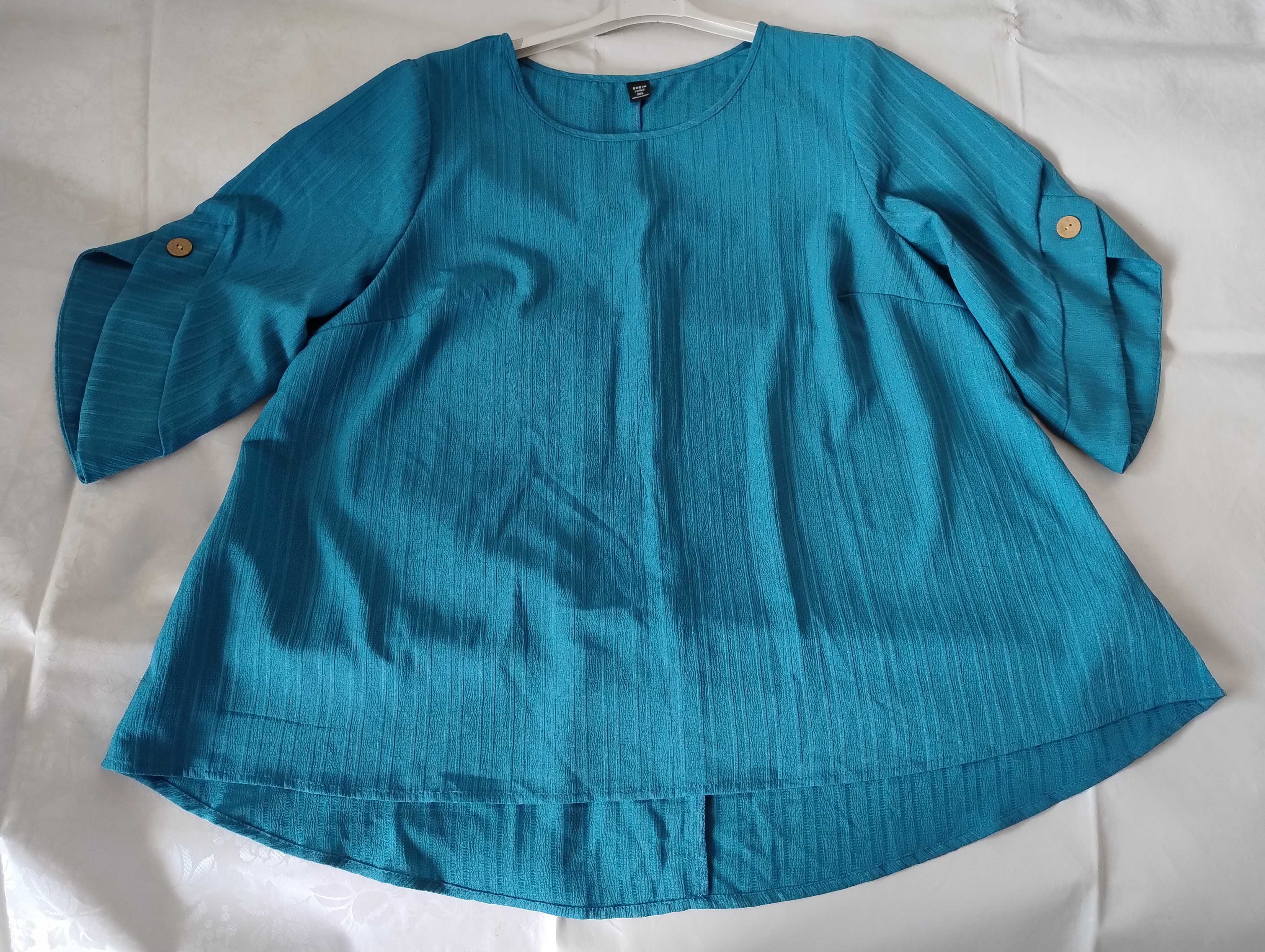SUPER CENA Bluzka Shein Curve 2XL-3XL, bluzka C&A r. L w kwiatki