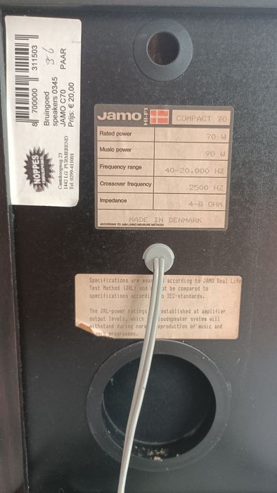 Акустична система колонки Jamo compact 70