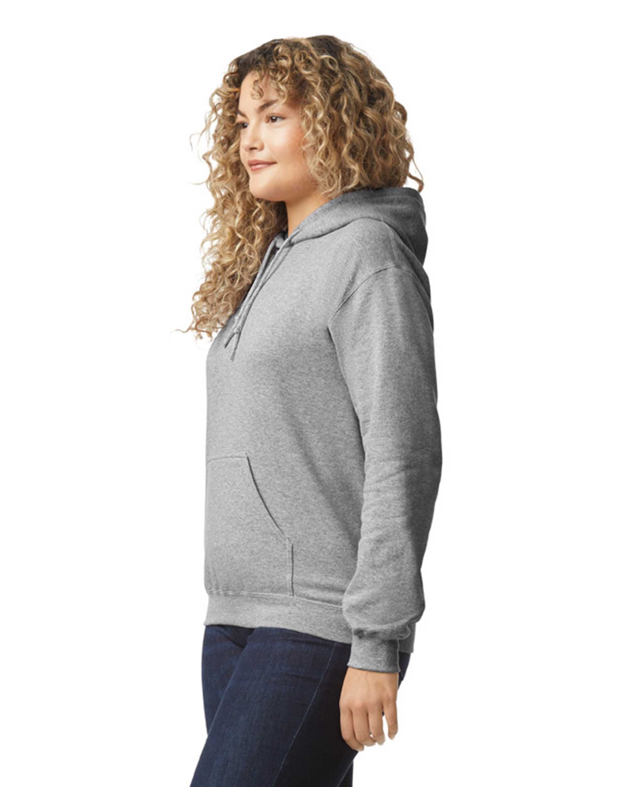 Bluza z kapturem GILDAN szara 5XL