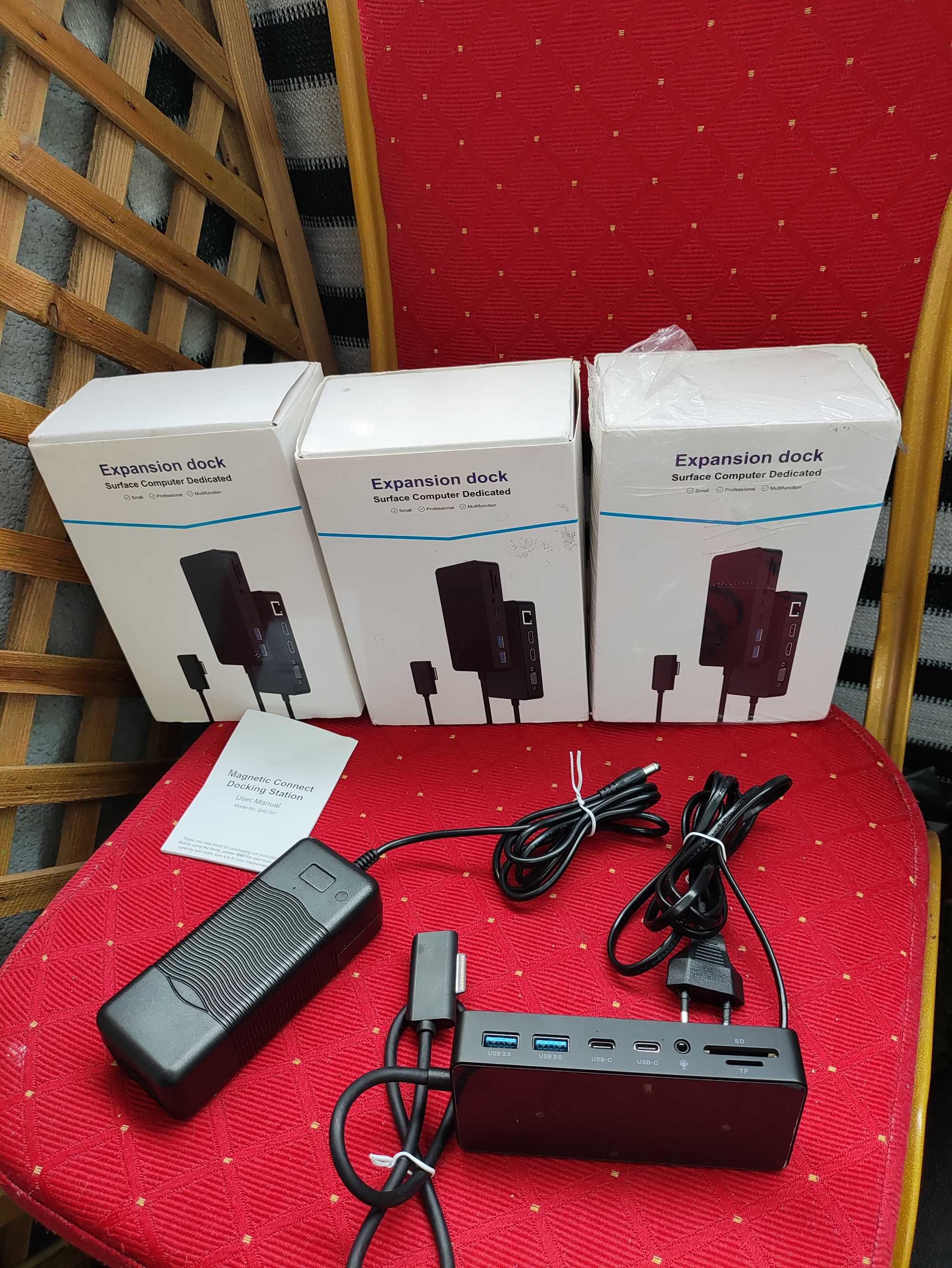 Stacja Dokująca Microsoft Surface Dock VGA HDMI RJ45 USB3.0 Adapter
