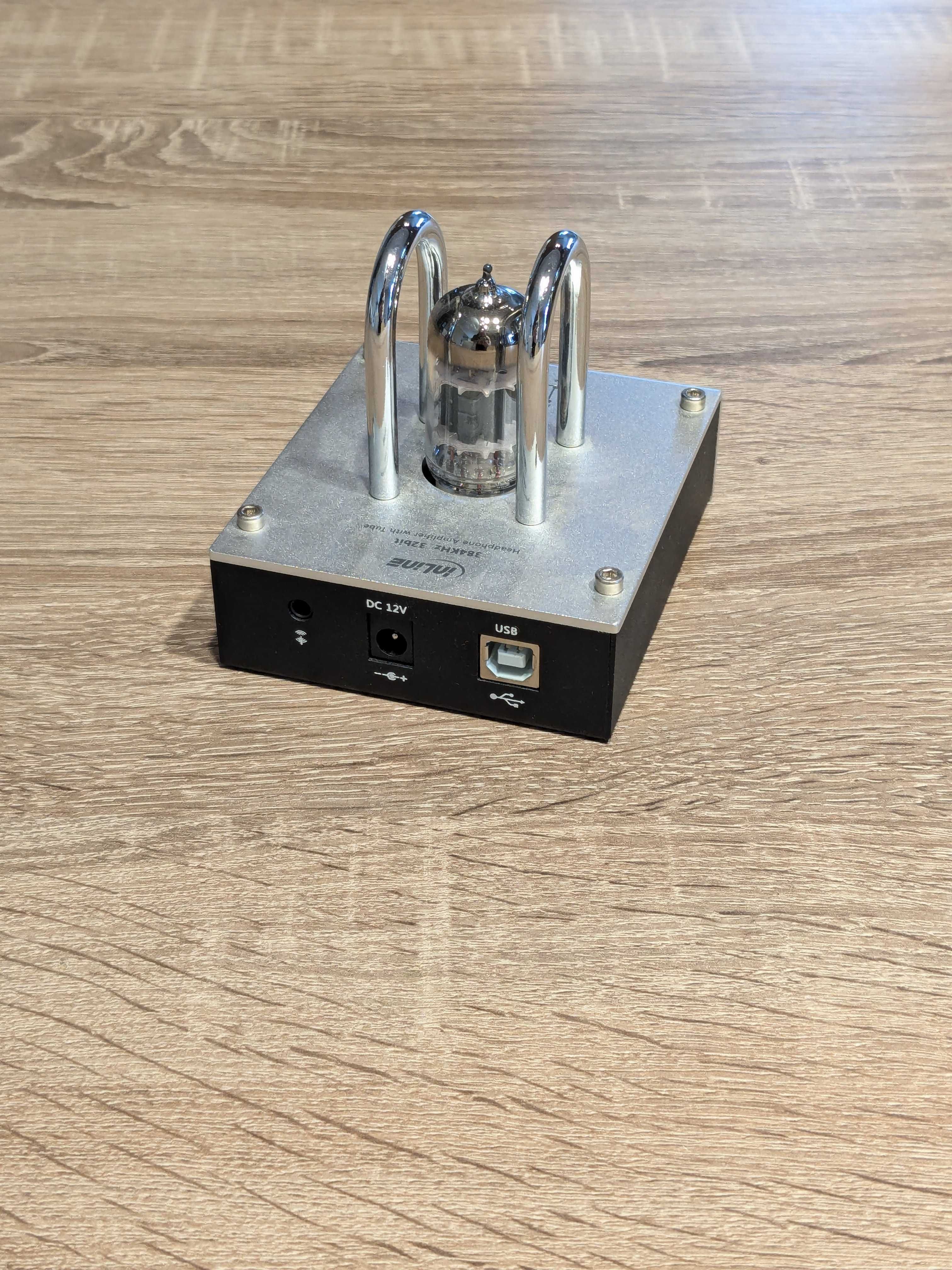 Lampowy wzmacniacz słuchawkowy InLine AmpUSB Hi-Res AUDIO HiFi DSD
