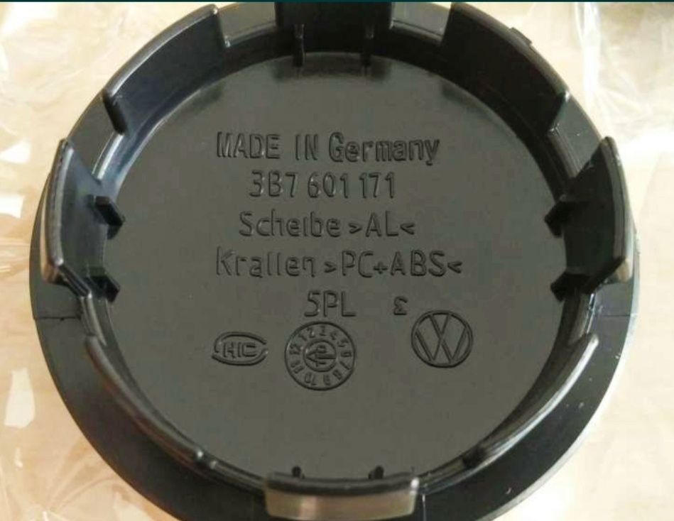 Tampões Volkswagen 
part number 3B7.601.171 part number 3B7.601.171par