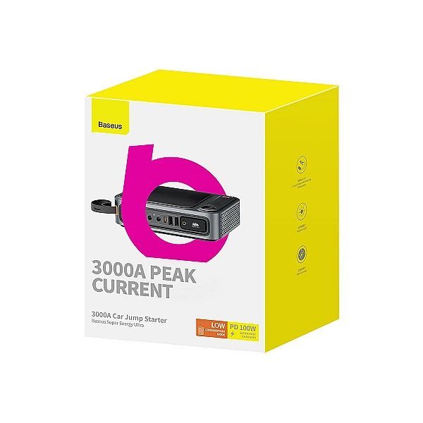 Powerbank Jump Starter do samochodu 3000a Baseus Super Energy Ultra -