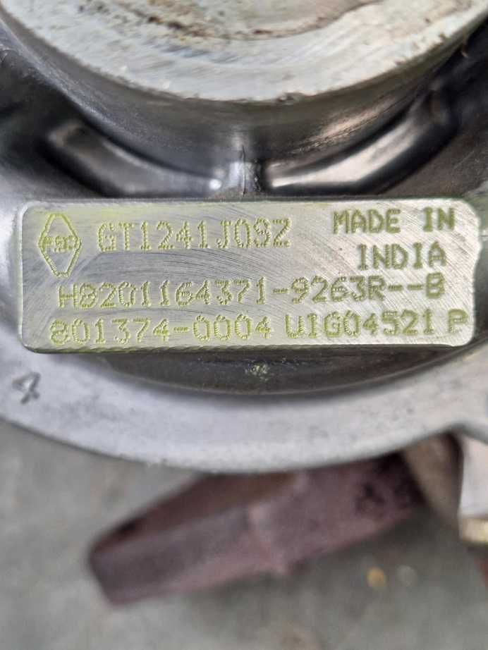 Nissan Micra K14 1.5 DCI Turbina Turbosprężarka