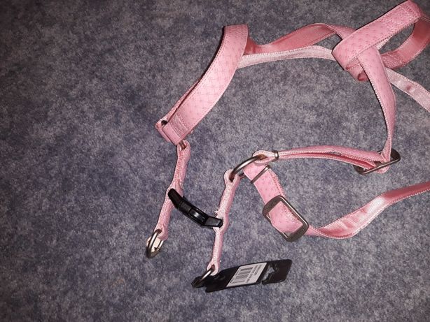 Zolux szelki regulowane dla psa mac leather różowe 25 mm