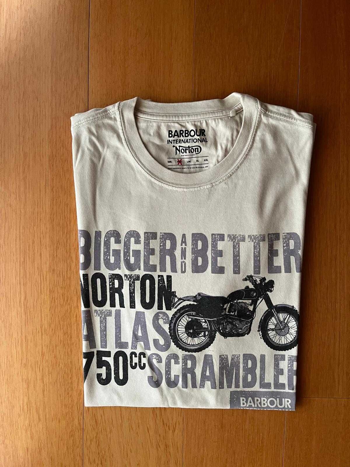 T-shirt bege da Barbour - Homem - Tamanho M