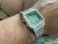 Relógio Prateado Cinzento SKMEI Stainless Steel Digital Wristwatch Men