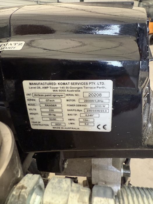 Agregat malarski/szpachlarski GTech Ranger II