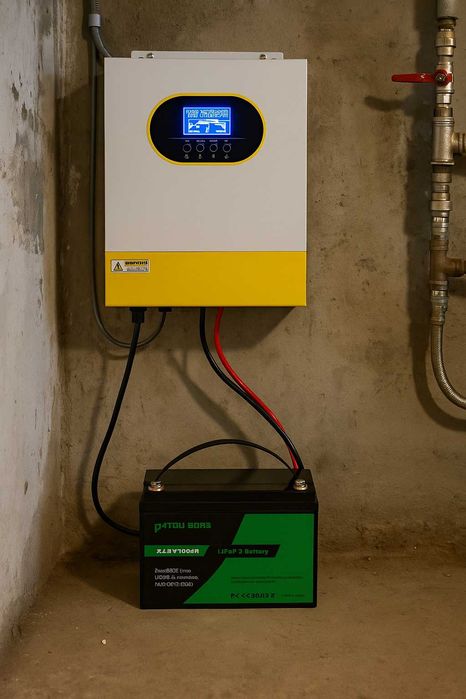 3,5 кВт Комплект инвертор Anenji + аккумулятор 2,4 кВт 100Ah WiFi