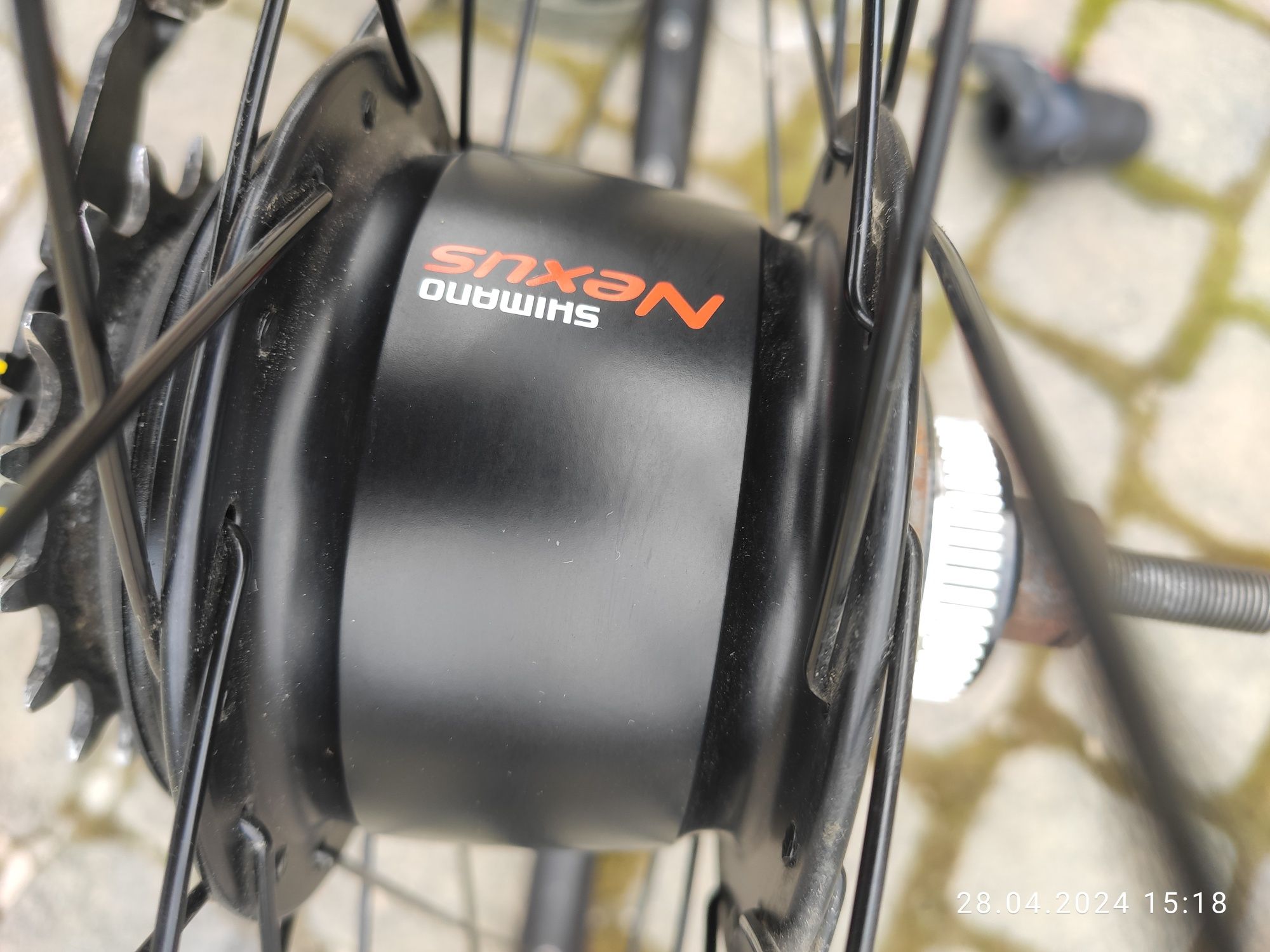 Планетарна втулка Shimano Nexus 8 швидкостей 28-29 колесо центрлок