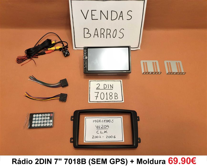 Rádio 2DIN Mercedes CLK • Android GPS • W209 • CLK200 CLK230 CLK270