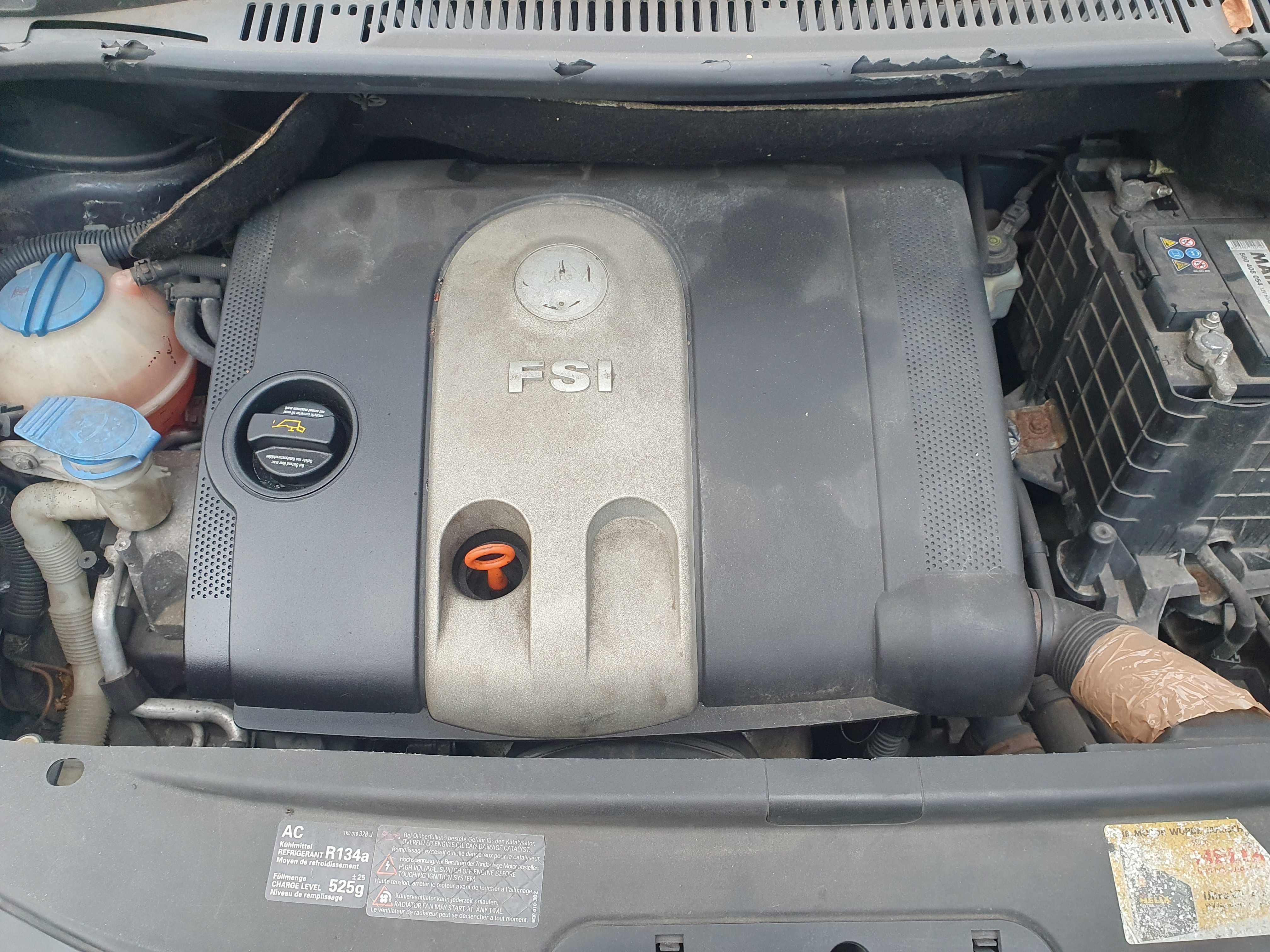 Silnik Vw 1.6 fsi 115km BAG sprawny z Niemiec