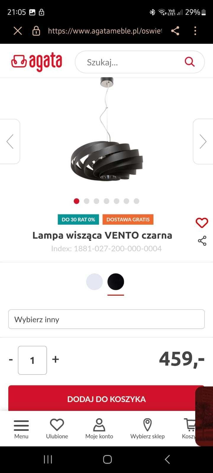 Lampy wiszące 3 szt