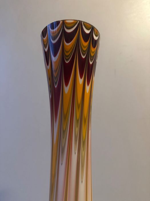 Wysoki wazon szklany 80cm